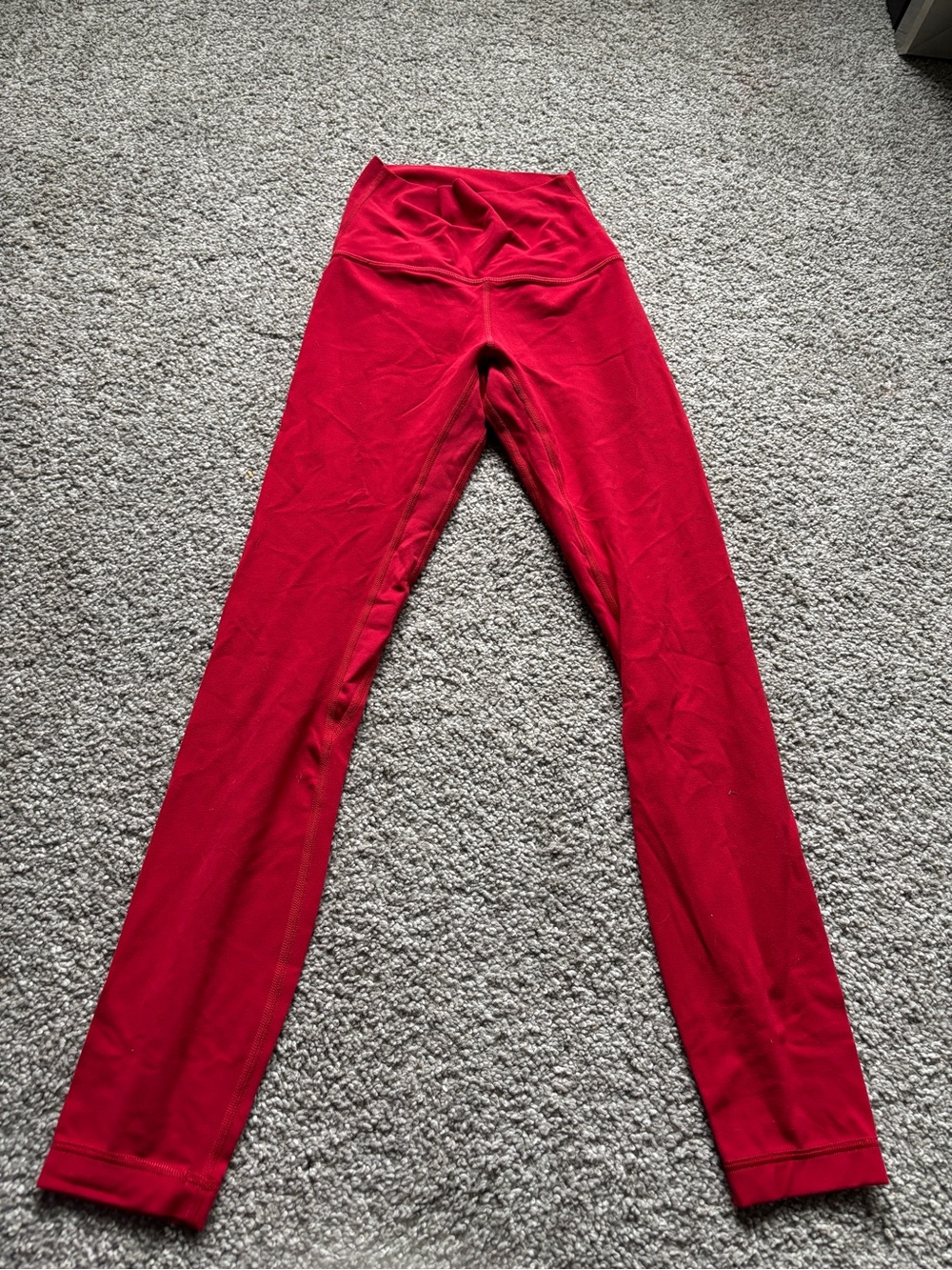 Red Lululemon Leggings